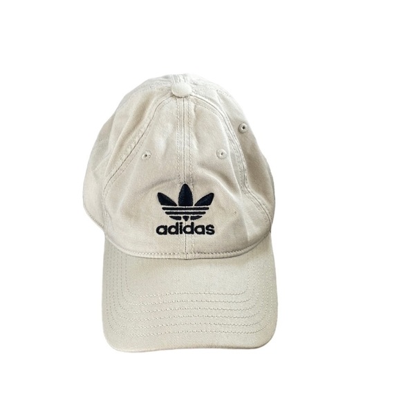 Adidas Off-White Adjustable Baseball Style Hat - Picture 1 of 6